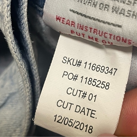 Torrid Shortall Overall Vintage Stretch Light Wash Denim Distressed Sz 14. - Picture 7 of 10